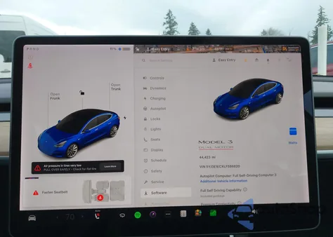 2020 Tesla Model 3 Performance Dual Motor All-Wheel Drive from USA, damaged, VIN 5YJ3E1ECXLF586820